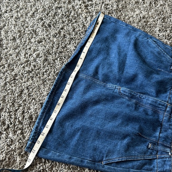 NWOT J. Crew Blue A-Line Denim Mini Skirt Size 29 - Picture 9 of 9
